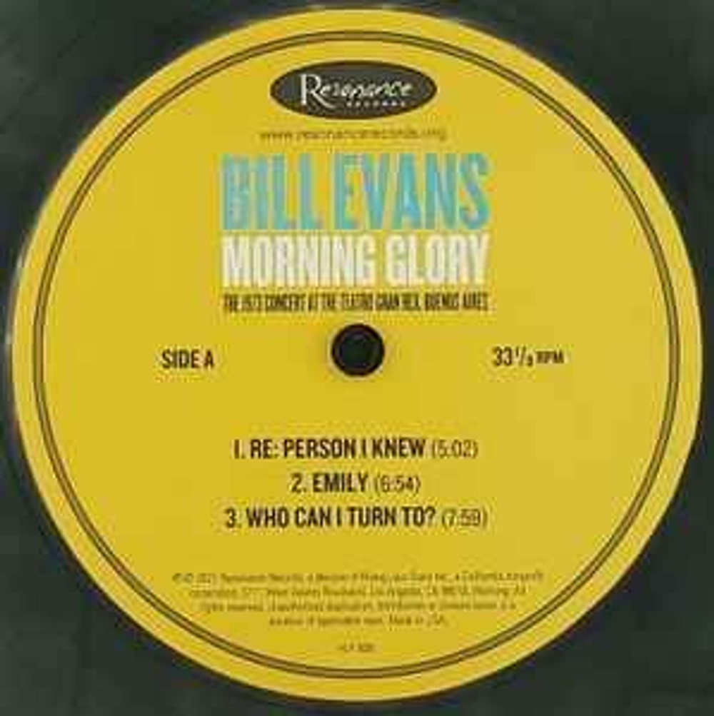Bill Evans - Morning Glory: The 1973 Concert At The Teatro Gran Rex, Buenos Aires виниловая пластинка
