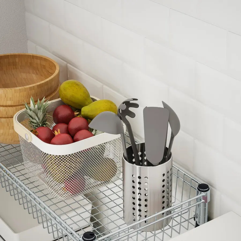 Стеллаж - IKEA OMAR, 92х36х94 см, серый, ОМАР ИКЕА