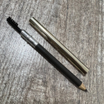 Карандаш для бровей Ettian Wood #04 dark brown eyebrow pencil-brush pencil с щеточкой #темно-коричневый