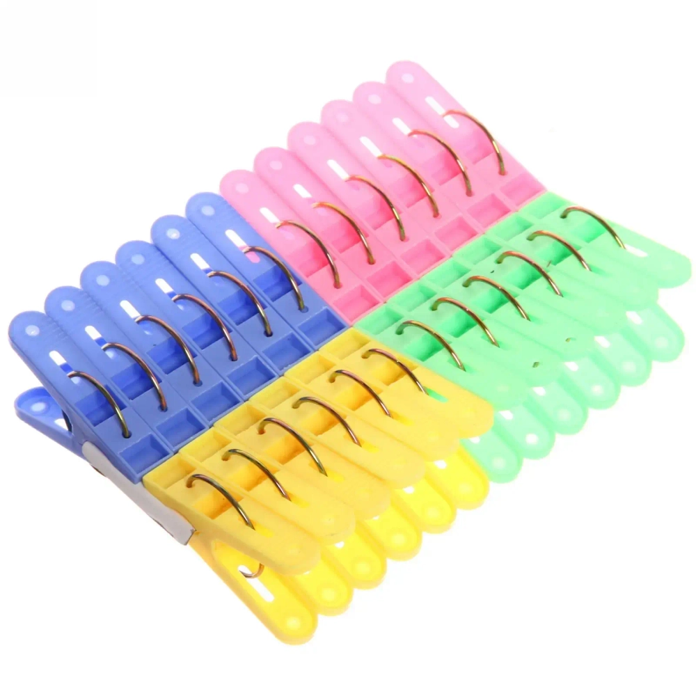 Прищепки бельевые Селфи (24шт) 0606