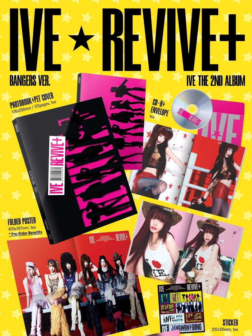 Альбом IVE - REVIVE+ 2nd Album 2 Version SET