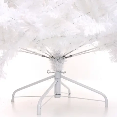 Ёлка «Звон вьюги» 210 см, ПВХ (1154 веток), белый иней, Белый