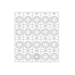 KING TONY (9BW0220) Набор насадок для монтажа/демонтажа секреток колес BMW, 20 предметов