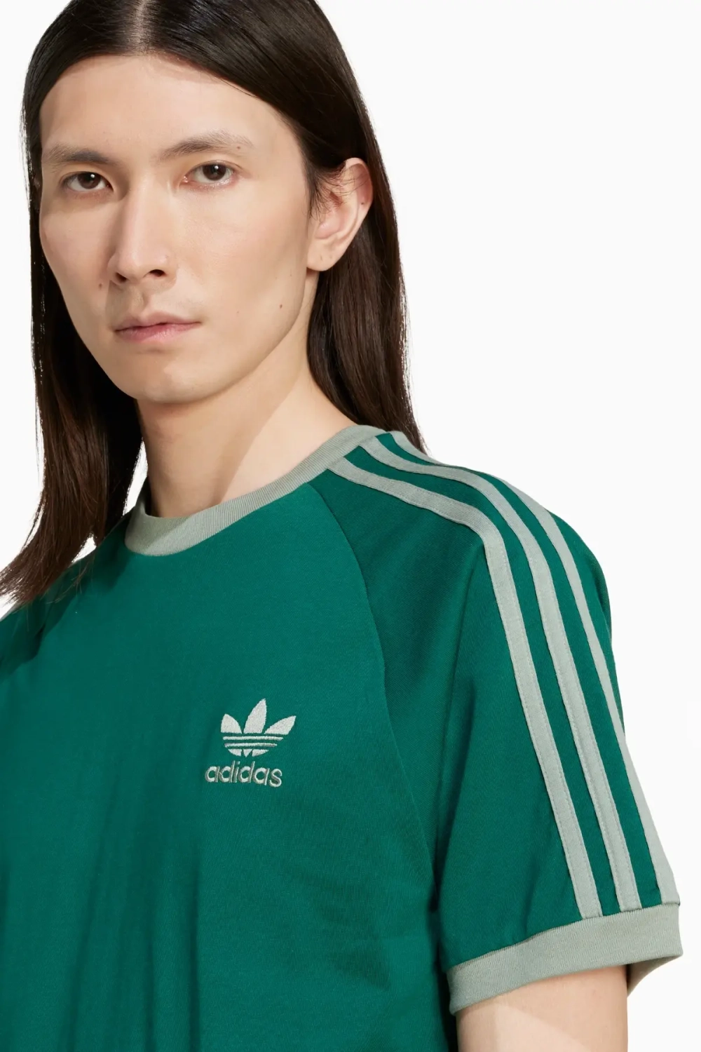 Футболка adidas Adicolor Classics 3-Stripes - зеленый