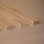 Рейки декоративные деревянные в наборе 5шт., 40*2*1см