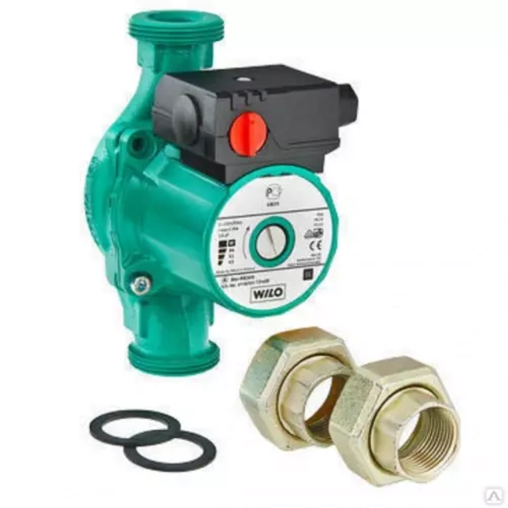 Насос циркуляционный Wilo Star-RS 25/4 (1х220В; 48Вт), с гайками