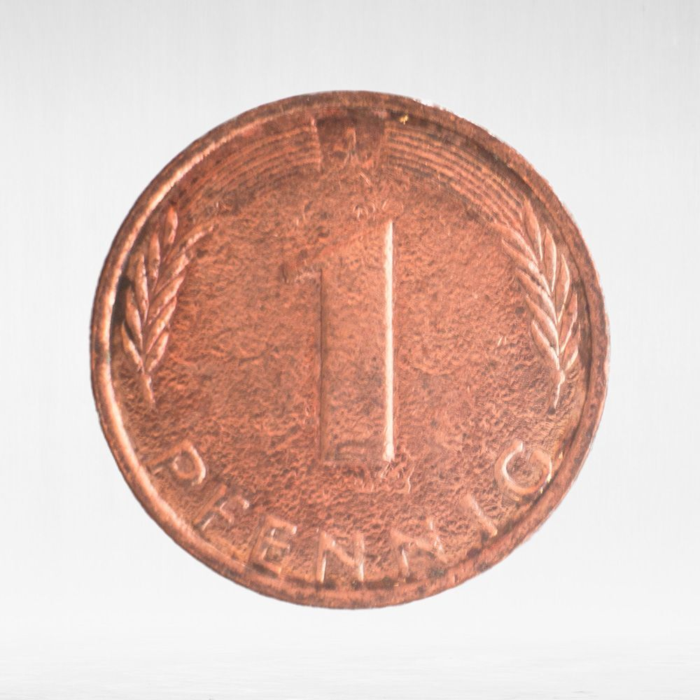 Germany, 1 Pfennig, 1975, (Hamburg Mint - "J"), VF
