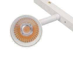 ULB-M60-12W-4000K-35 WHITE Светильник-прожектор светодиодный трековый. Для магнитного шинопровода. 2000 Лм. Белый свет 4000К. Белый. ТМ Uniel