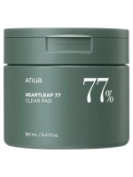 Anua Отшелушивающие пэды с экстрактом хауттюйнии и PHA-кислотой Heartleaf 77% Clear Pad 70 шт