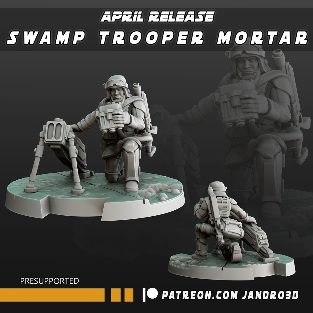 Star War Swamp Troopers Mortar