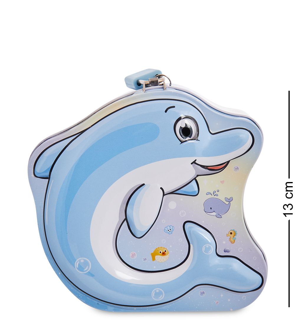 BX- 63/1 Метал. копилка «Дельфин»