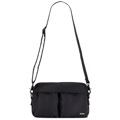 Сумка Alpha Industries Nylon Messenger Bag Black (Черный)