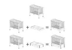 Короб с ящиком и маятником Гандылян Выбеленный бук