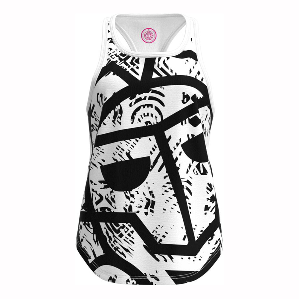Женская теннисная майка BIDI BADU Melbourne Chill Tank Top Women - White, Black