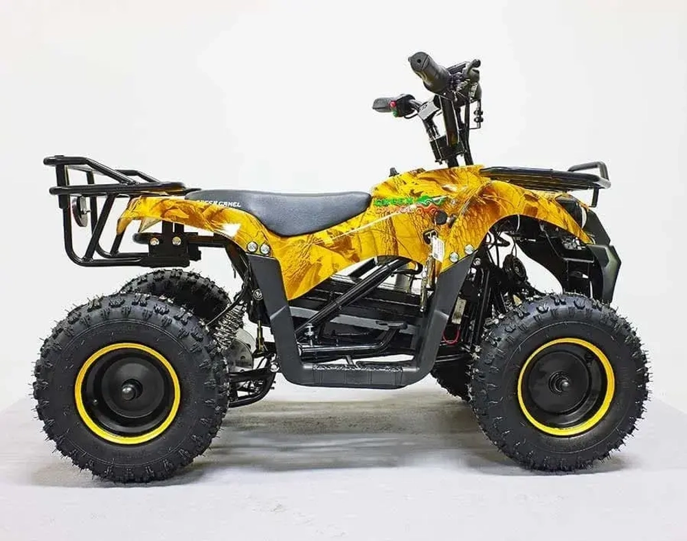 Электроквадроцикл Green Camel Гоби K45 (36V 800W R6 Цепь) быстросъем, ножной тормоз
