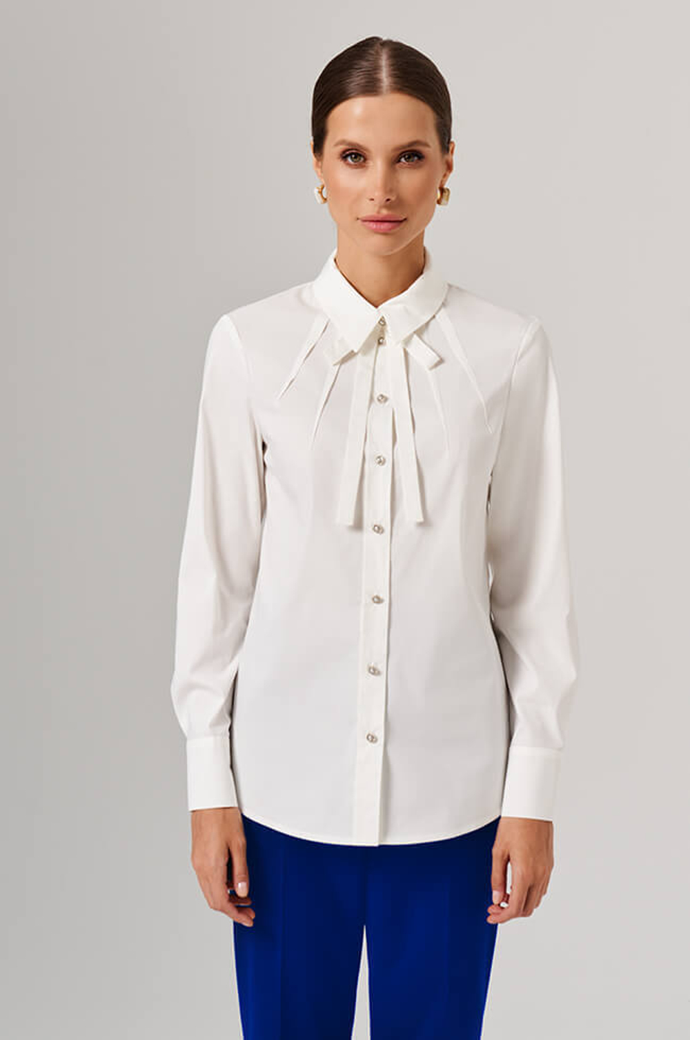 23135 Блузка женская (молочный)