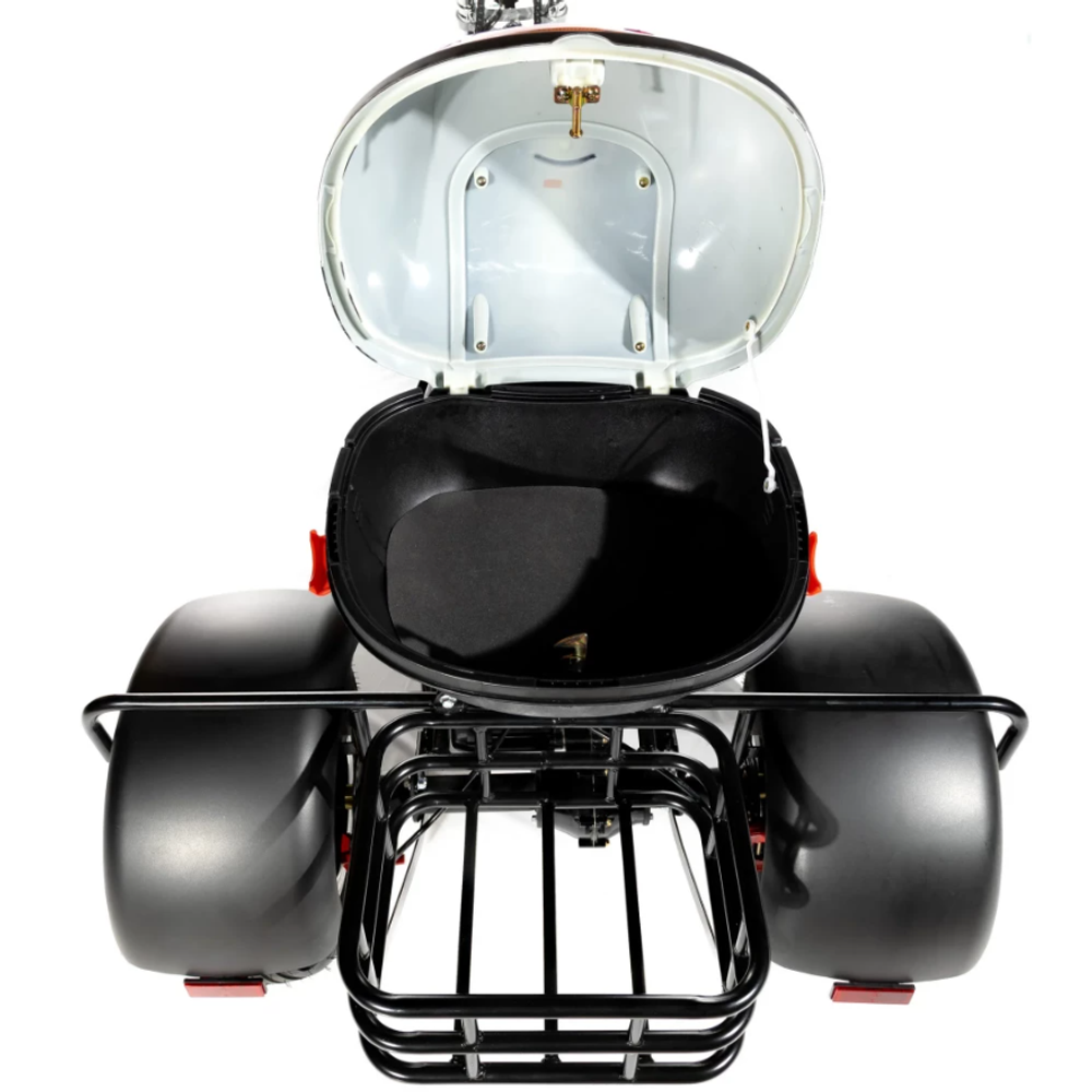 Электроскутер трехколесный CITYCOCO GT X11 TRIKE Серебристый