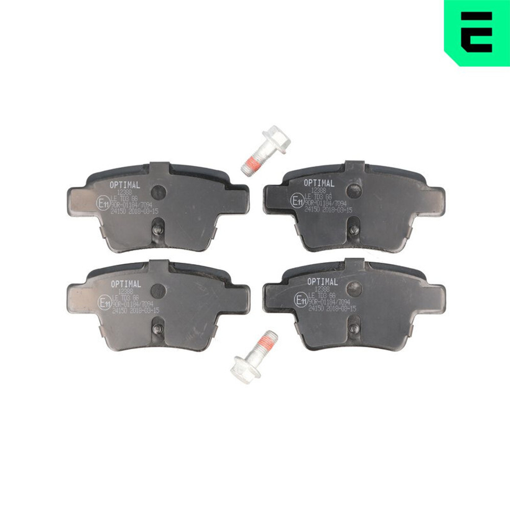 OPTIMAL - BP12388-OPT - Brake Pad Set, disc brake