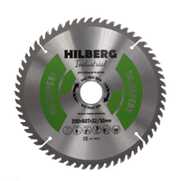 Диск пильный Hilberg Industrial Дерево 200*32/30*60Т HW205
