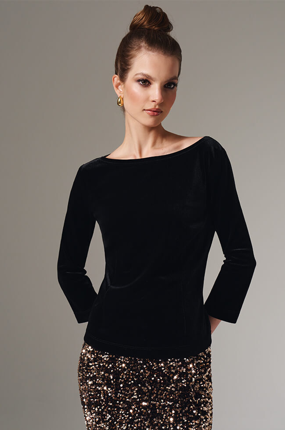 23096 Джемпер женский (черный)