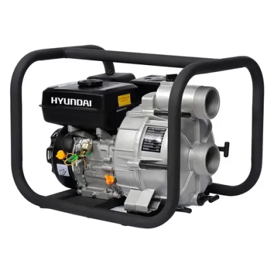 Hyundai HYT 80 мотопомпа бензиновая 7 л.с, 917 л/мин, диаметр 80 мм