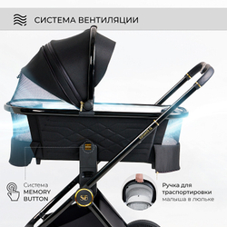 Детская коляска Sweet Baby Elegante 3 в 1 GL Back