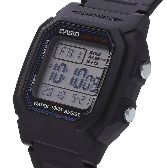 Casio Collection W-800H-1A Мужские японские наручные