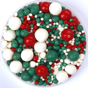 Шарики кранч Новогодний 100 гр.