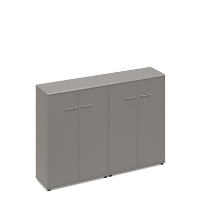 Шкаф средний комбинированный закрытый (топ МДФ) мокко премиум