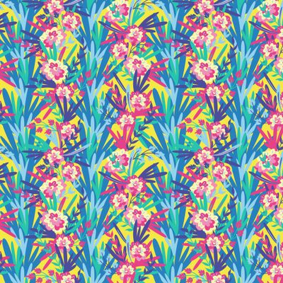 Яркий тропический принт