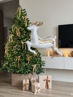 Шар-фигура, фольга, НГ "Олень новогодний" (GRABO), 48"/122 см (БГ-40)