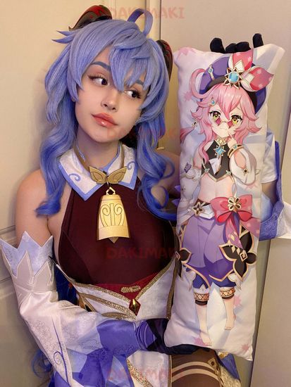 Мини дакимакура Дори из Геншин Импакт | Genshin Impact арт. M0992, 60х20 см