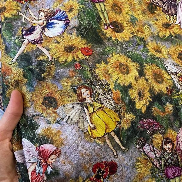 ФЕЕЧКИ В ПОДСОЛНУХАХ  100% хлопок Handmade Fabrics 2