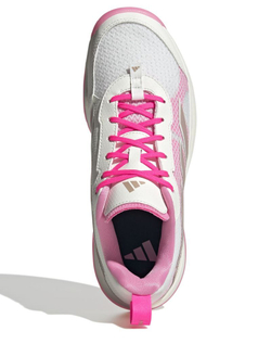 Женские теннисные кроссовки Adidas Avaflash - core white/silver metallic/lucid pink