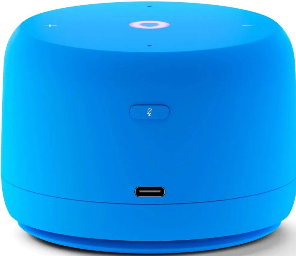 Умная колонка Яндекс Станция Лайт 2 с часами blue