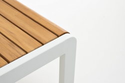 Комплект кофейных столов из алюминия MAYA белый