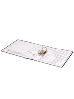 Папка-регистратор, покрытие пластик, 75 мм, ПРОЧНАЯ, с уголком, BRAUBERG, синяя