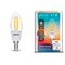 Лампа светодиодная диммируемая филаментная Gauss Smart Home Filament E14 4,5W 2000-6500K прозрачная 1250112