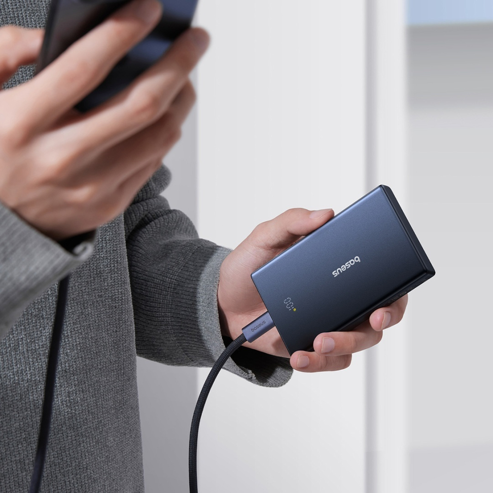 Внешний аккумулятор Baseus PicoGo 2C+U 20W 10000 мАч черный
