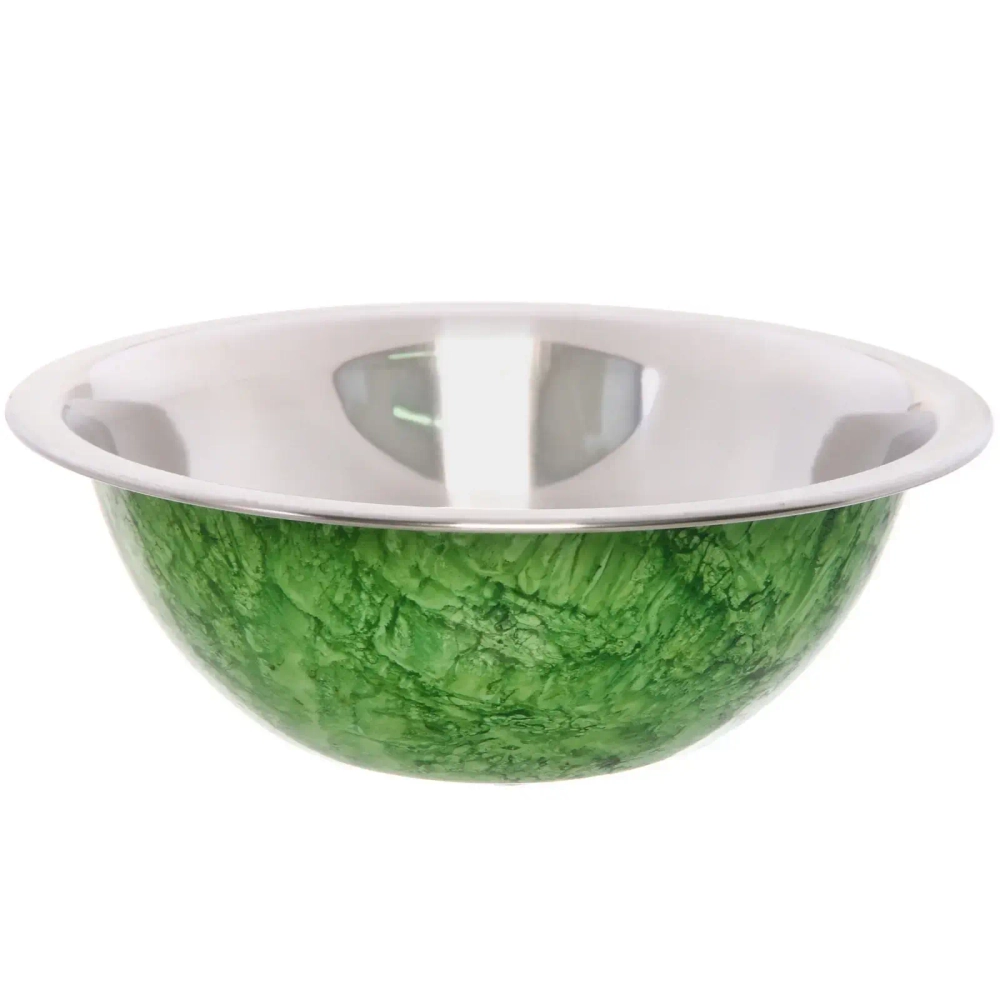 Миска из нержавеющей стали 1л 20см цветное покрытие «гранит»