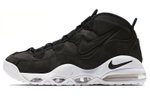 Nike Air Max Uptempo Black comfortable and versatile mid-top retro basketball shoes for men and women in the same black and white color