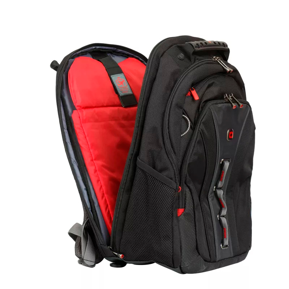 Рюкзак Wenger 16'', черный/серый, 35x25x45 см, 21 л