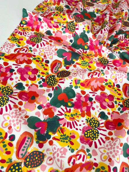 ЛЕТНИЙ МИКС, СЕРДЕЧКИ - 100% хлопок 6