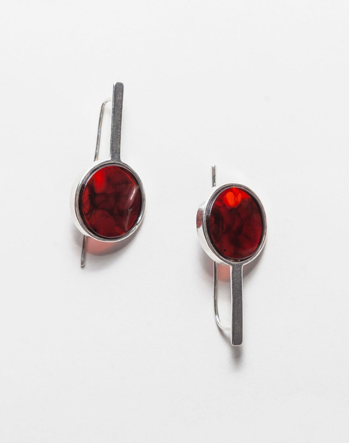 Серьги с натуральным янтарем. Калининградские серьги с натуральными камнями