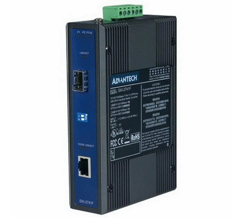 Медиаконвертер EKI-2741FI-BE Advantech, 10 Гбит/сек, SFP, RJ-45