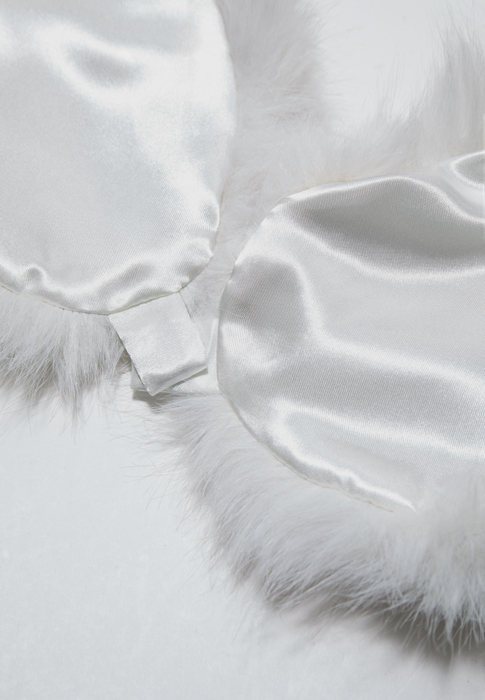 STRADIVARIUS Шарф из искусственного меха, экрю