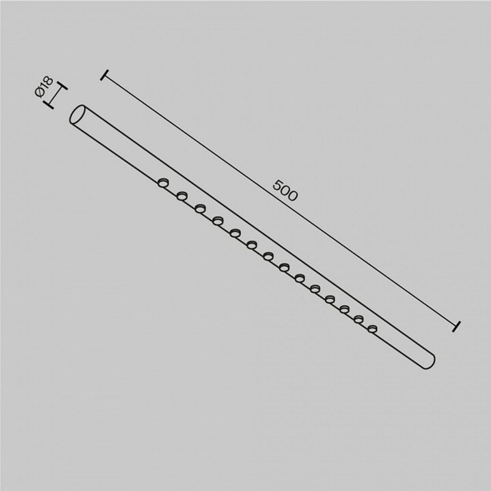 Модульный светильник Maytoni Points C101CL-L500-12W3-6K-BS