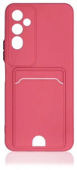 Силиконовый чехол с отделением для карты для Tecno Pova 4 DF (coral)