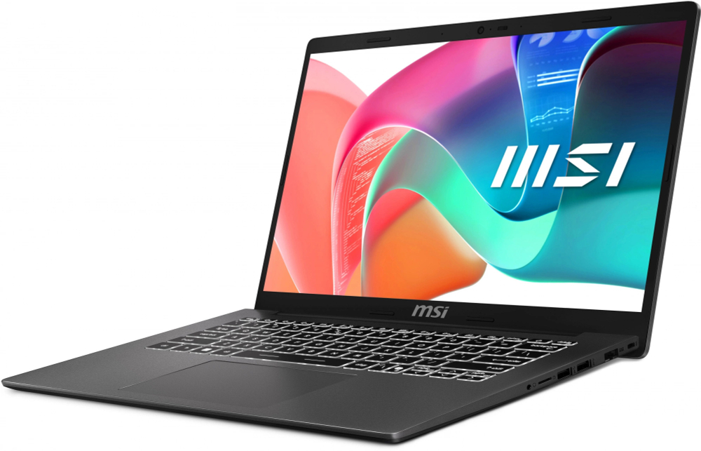 Ноутбук  MSI Modern 14 F13MG-208RU 14 ", Core i7, 16 Гб RAM, 512 Гб SSD, Iris Xe Graphics, Серый