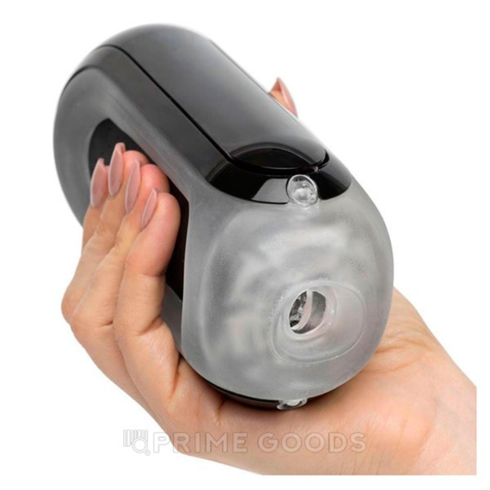 Продвинутый мастурбатор с вибрацией Flip Zero Black Electronic Vibration